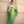 Yellow white stripe linen saree