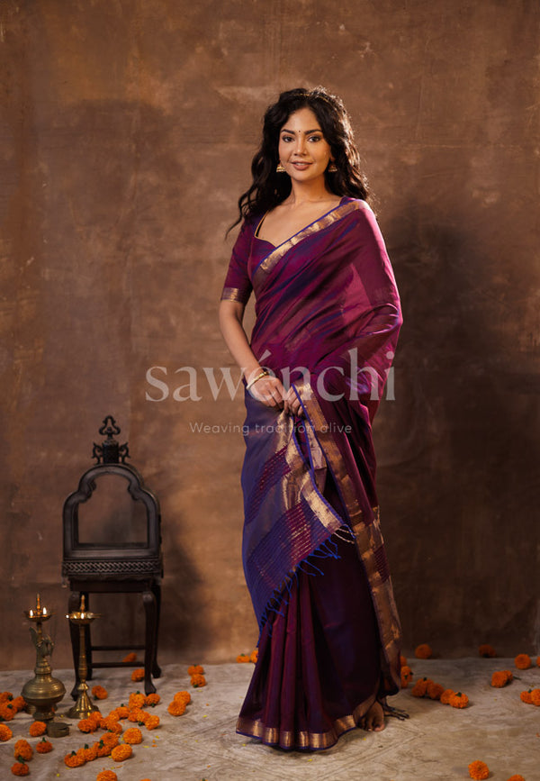 Mulberry Saree ( OUT OF STOCK this saree is in the making and will take 15 days for us to ship it.)