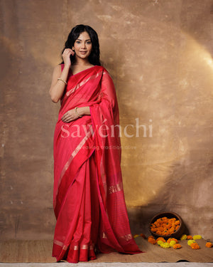 Fuchsia Saree