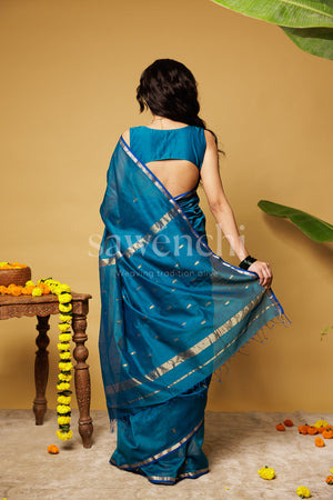 Feather Saree