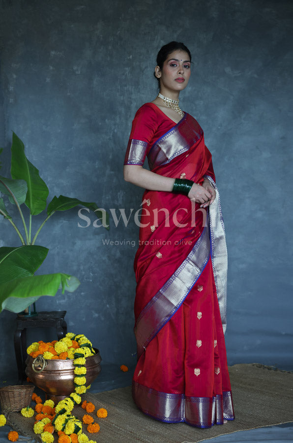 Bloom lotus saree